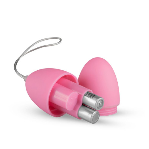 Розовое виброяйцо Vibrating Egg с пультом ДУ (розовый)