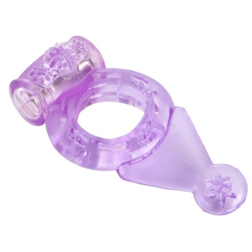 Фиолетовое виброкольцо с хвостом (фиолетовый)