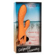 Оранжевый вибромассажер-кролик Newport Beach Babe с пульсирующим воздействием - 21,5 см. (оранжевый)
