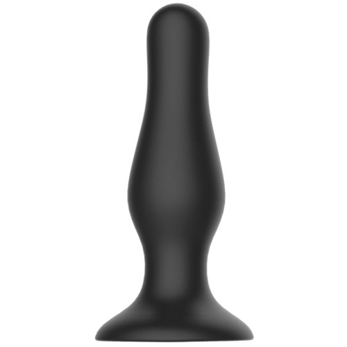 Черная анальная пробка Self Penetrating Butt Plug № 67 - 12,7 см. (черный)