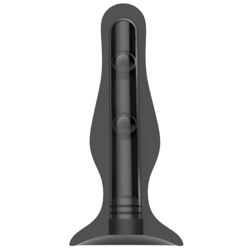 Черная анальная пробка Self Penetrating Butt Plug № 67 - 12,7 см. (черный)