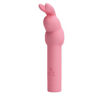 Нежно-розовый вибростимулятор в форме кролика Gerardo (нежно-розовый)
