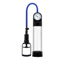 Прозрачная вакуумная помпа Erozon Penis Pump с манометром (прозрачный)