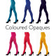 Бархатистые колготки Coloured Opaques (оливковый|M-L)