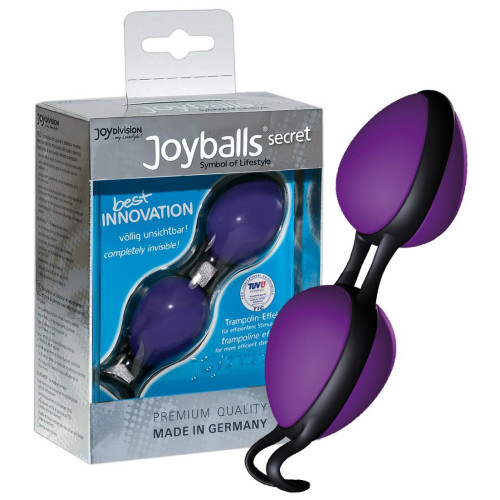 Фиолетовые вагинальные шарики Joyballs secret (фиолетовый)