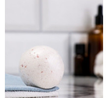 Бомбочка для ванны из гималайской соли с эфирным маслом персика  В этот чудесный день  - 140 гр.