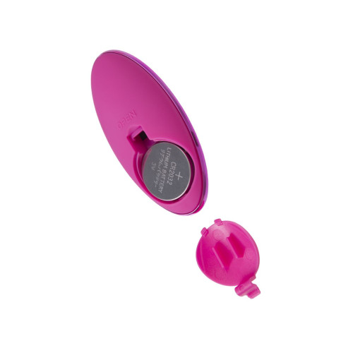 Розовое виброяйцо с пульсирующими шариками Circly (розовый)