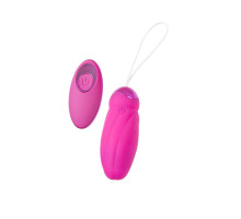 Розовое виброяйцо с пульсирующими шариками Circly (розовый)