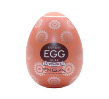 Мастурбатор-яйцо Tenga Egg Gear (оранжевый)