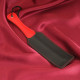 Черная шлепалка  Хлопушка  с красной ручкой - 32 см. (черный с красным)