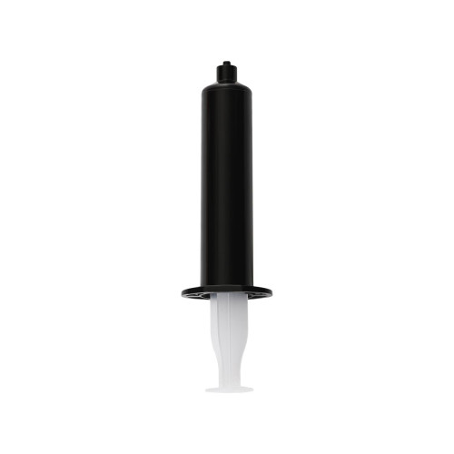 Черный фаллос с имитацией эякуляции Silicon Cum Dildo L - 19,6 см. (черный)