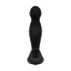 Черный вибростимулятор простаты Adam s Rotating P-spot Massager - 14,2 см. (черный)