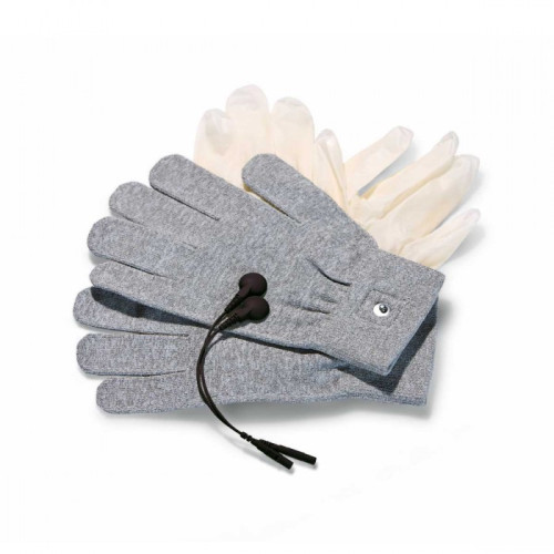Перчатки для чувственного электромассажа Magic Gloves (серый)