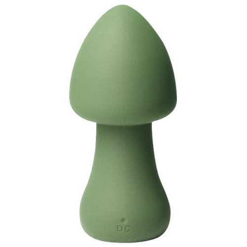 Зеленый перезаряжаемый клиторальный стимулятор-грибочек Parasol Mushroom (зеленый)