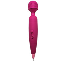 Розовый вибратор - 25,5 см. (розовый)