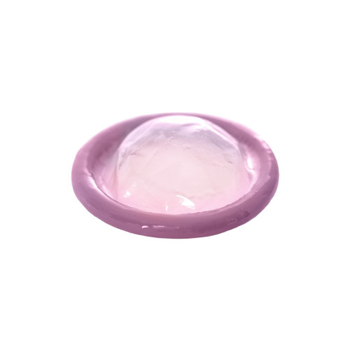 Фиолетовые презервативы Sagami 6 FIT V с волнообразной текстурой - 12 шт. (фиолетовый)