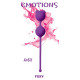 Фиолетовые вагинальные шарики Emotions Foxy (фиолетовый)