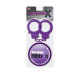 Набор для фиксации BONDX METAL CUFFS AND RIBBON: фиолетовые наручники из листового материала и липкая лента (фиолетовый)