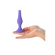 Фиолетовая анальная втулка Toyfa A-toys - 12,5 см. (фиолетовый)
