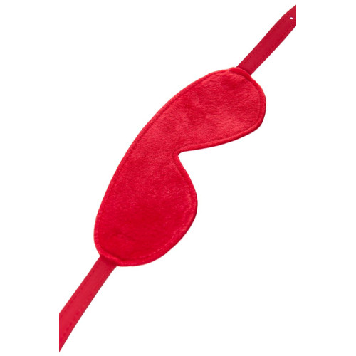 Красная маска Anonymo из искусственной кожи (красный)