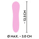 Розовый мини-вибратор Cuties 2.0 - 12,5 см. (розовый)