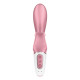 Розовый вибратор-кролик Hug Me - 21,2 см. (розовый)