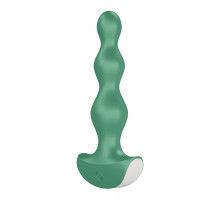 Зеленая анальная пробка с вибрацией Lolli Plug 2 - 14 см. (зеленый)