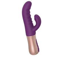 Фиолетовый вибратор-кролик Sassy Bunny - 21 см. (фиолетовый)
