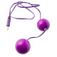 Фиолетовые вагинальные шарики с вибрацией (фиолетовый)