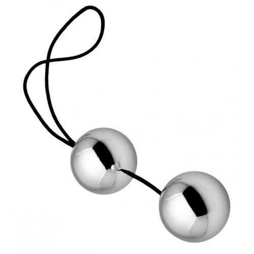 Серебристые вагинальные шарики Benwa Balls (серебро)