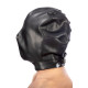 Маска-шлем на голову с отверстиями для дыхания (черный)