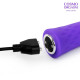Фиолетовый вибростимулятор в форме зайчика - 10,5 см. (фиолетовый)