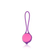 Фиолетово-розовый вагинальный шарик Cosmo (фиолетовый с розовым)