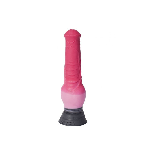 Розовый фаллоимитатор  Пони  - 24,5 см. (розовый)