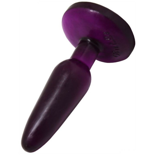 Фиолетовая анальная пробка HONEY DOLLS - 16 см. (фиолетовый)