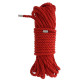Красная веревка DELUXE BONDAGE ROPE - 10 м. (красный)