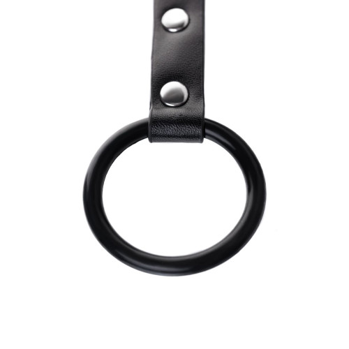 Черно-серебристые зажимы для сосков с кольцом для пениса TOYFA Metal (черный с серебристым)