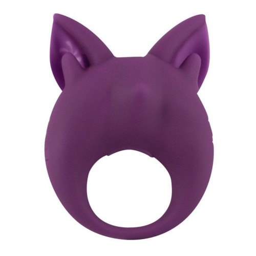 Фиолетовое перезаряжаемое эрекционное кольцо Kitten Kiki (фиолетовый)