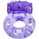 Фиолетовое эрекционное кольцо с вибрацией Ring Elastic Heart (фиолетовый)