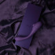 Фиолетовый двусторонний гибкий импульсно-волновой вибромассажер Mirai - 23,4 см. (фиолетовый)