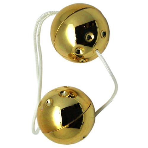 Золотистые шарики со смещённым центром тяжести (золото)