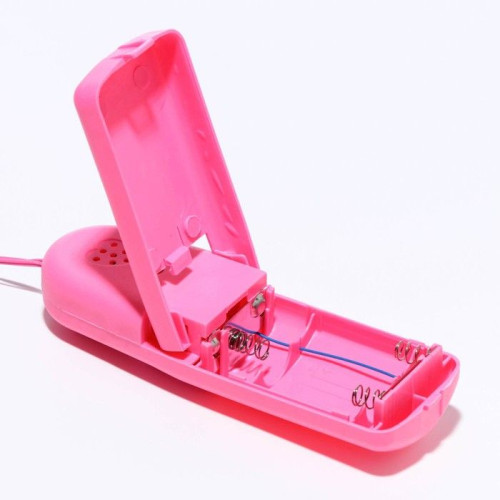 Розовые виброяйца с проводным пультом управления (розовый)