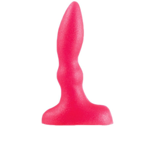 Розовый анальный стимулятор Beginners p-spot massager - 11 см. (розовый)