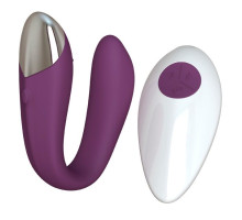 Фиолетовый вибратор для пар Fera с пультом ДУ (фиолетовый)