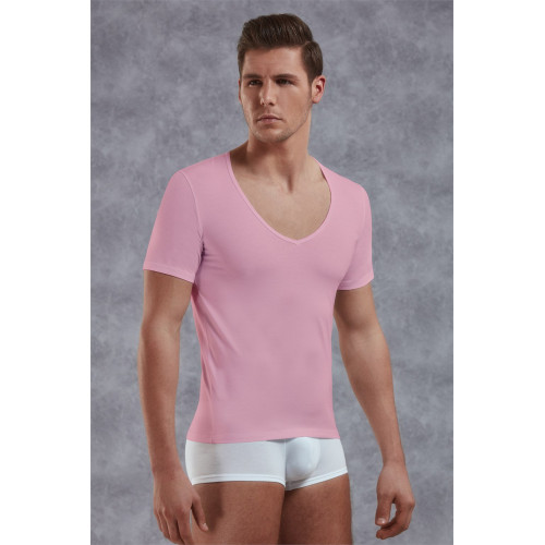 Мужская футболка с V-образным вырезом Doreanse City (фиолетовый|S)