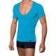 Мужская футболка с V-образным вырезом Doreanse City (темно-синий|S)