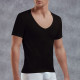 Мужская футболка с V-образным вырезом Doreanse City (черный|L)