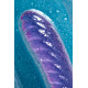 Фиолетовый двусторонний фаллоимитатор Frica - 23 см. (фиолетовый)