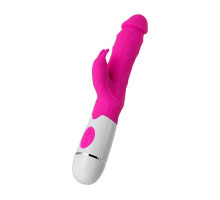 Розовый вибратор A-Toys Mist - 25,4 см. (розовый)