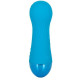 Голубой мини-вибратор Tremble Tease - 12 см. (голубой)